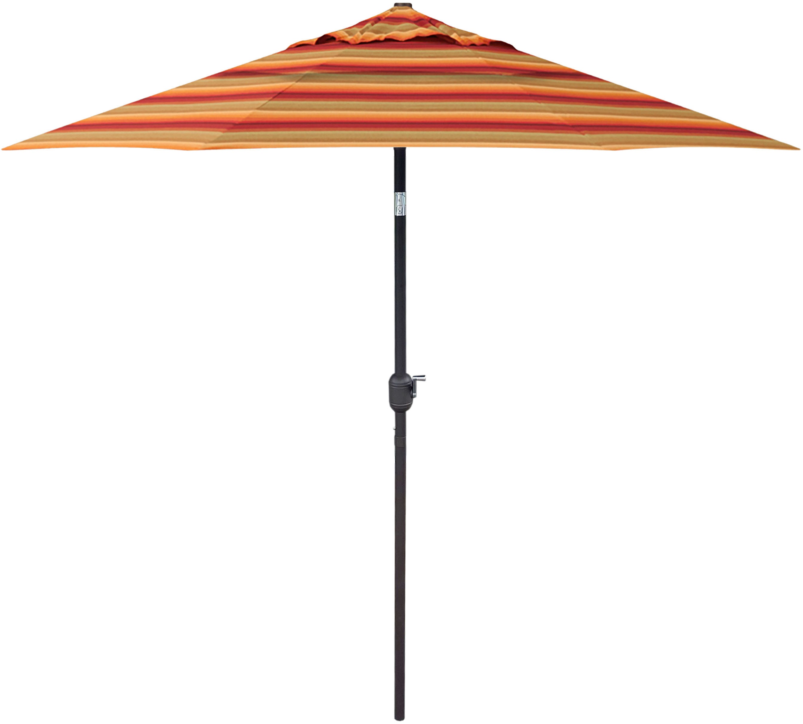 9'ft Patio Umbrella Push Button Tilt Sunbrella® Double Wind Vents