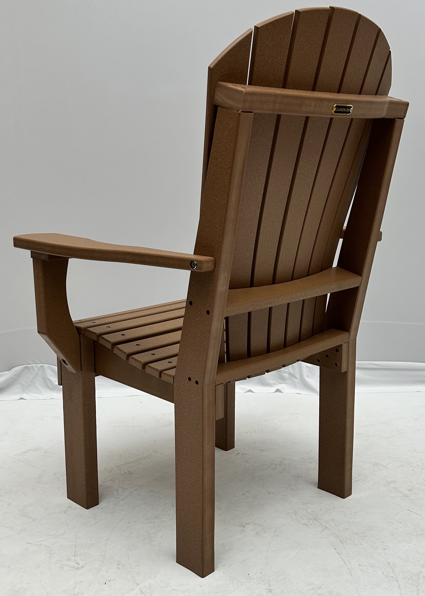 7-Piece Farmhouse Adirondack Dining Table Set With 2 Arm Chairs And 4 Side Chairs