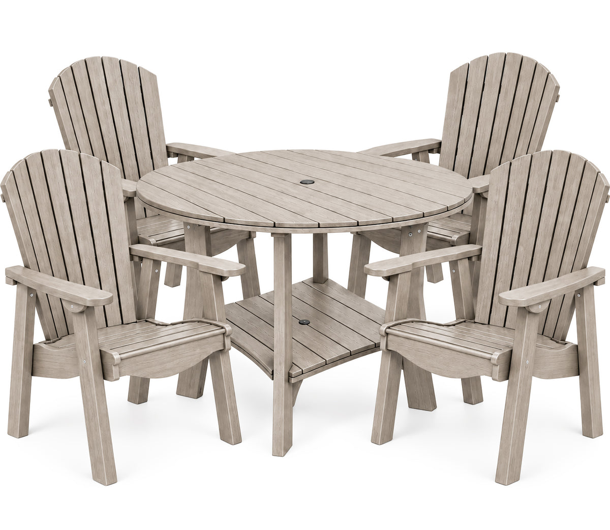 5-Piece Harmony Adirondack Dining Table Set