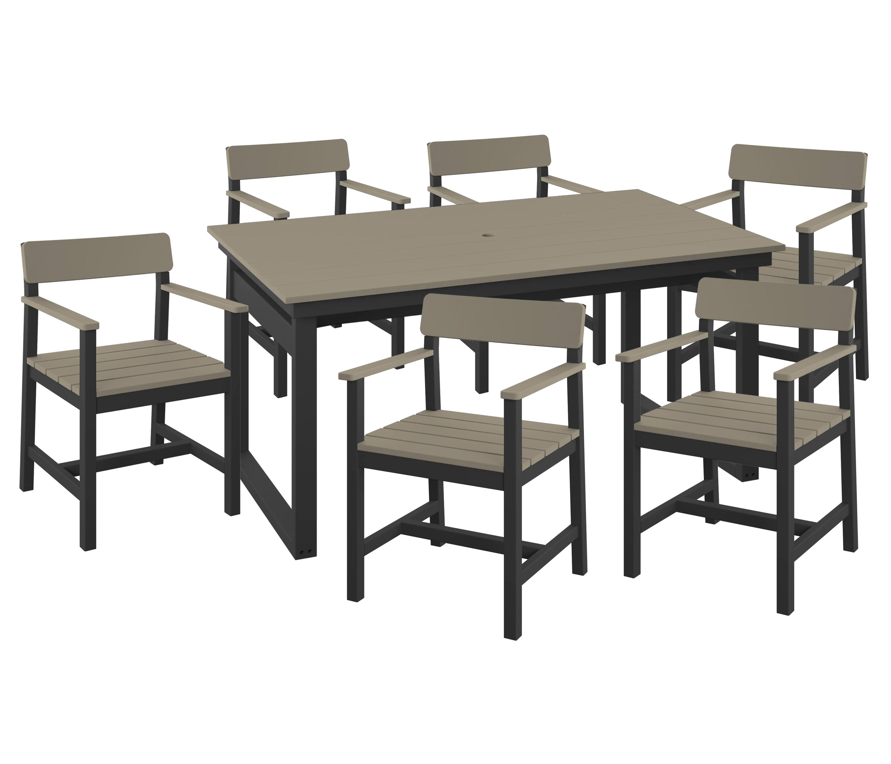 7-Piece Beverly Dining Table Set