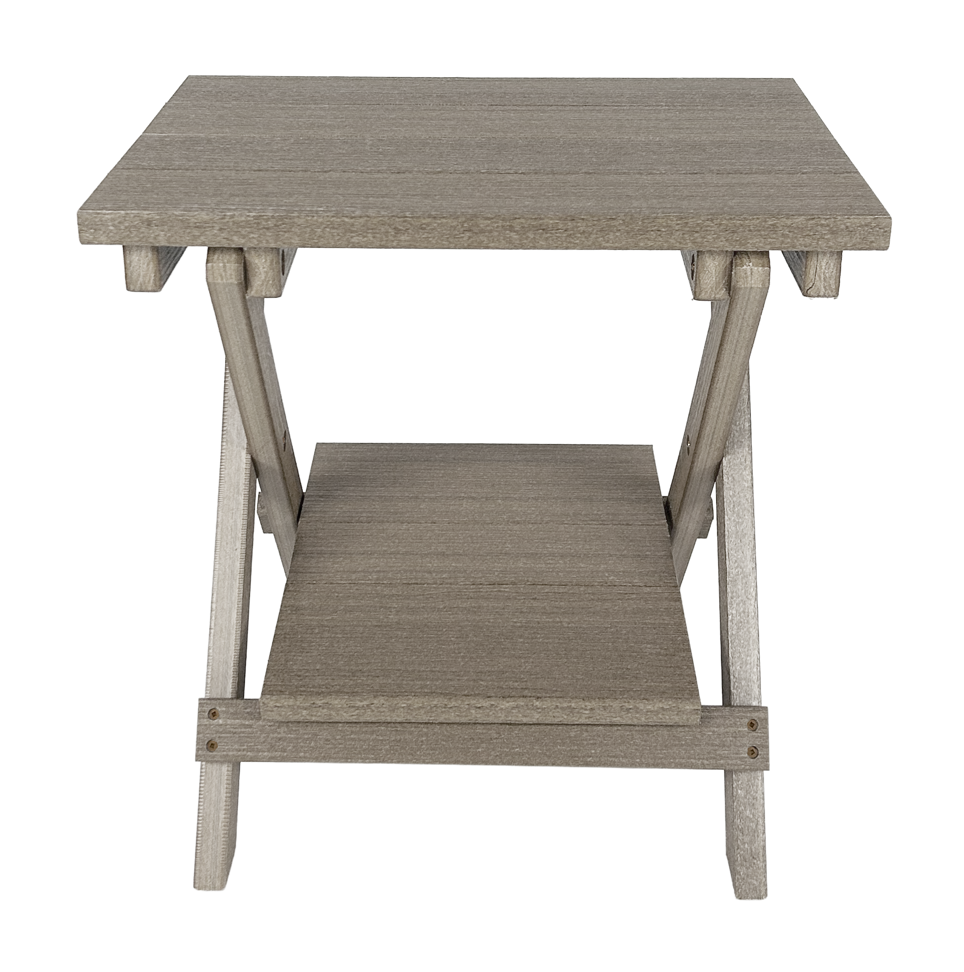 Folding Side Table w/ Removable Serving Tray - Ships Fully Assembled