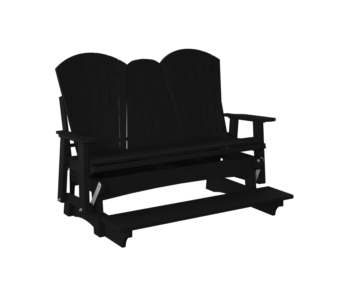Adirondack Counter Loveseat Glider With Flip Down Console