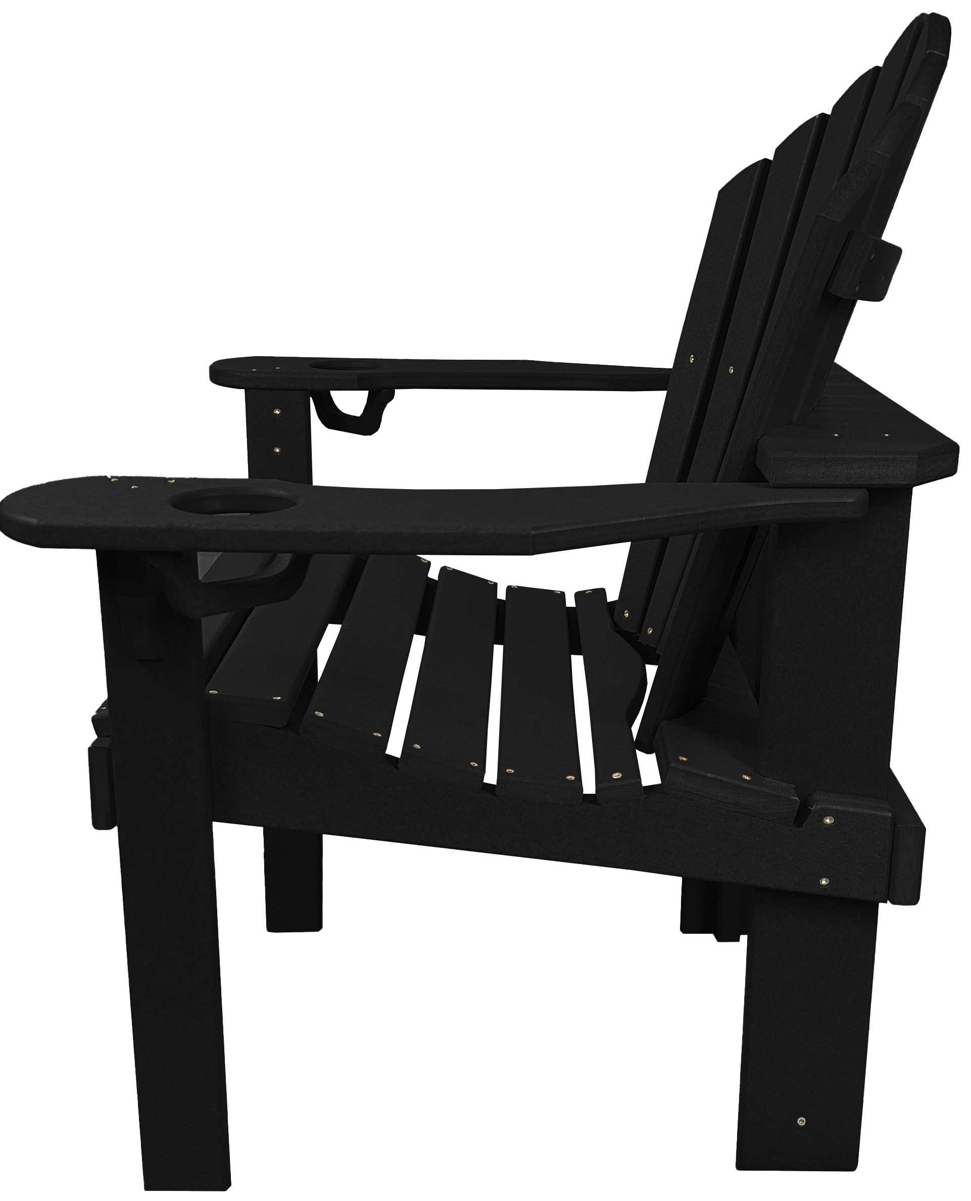 7-Piece 60”rd. Bridgewater Dining Set With Built In Cupholders