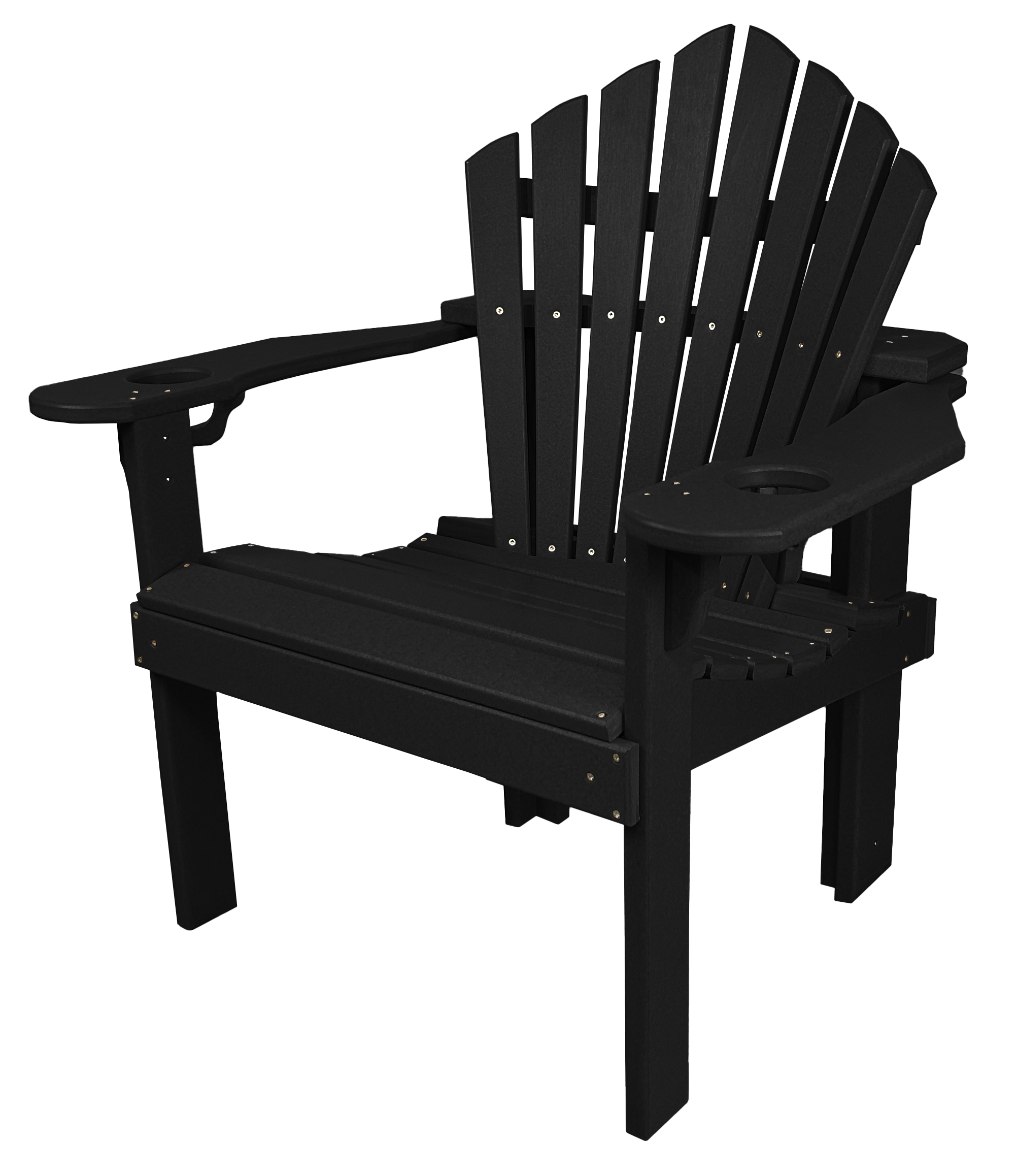 7-Piece 60”rd. Bridgewater Dining Set With Built In Cupholders