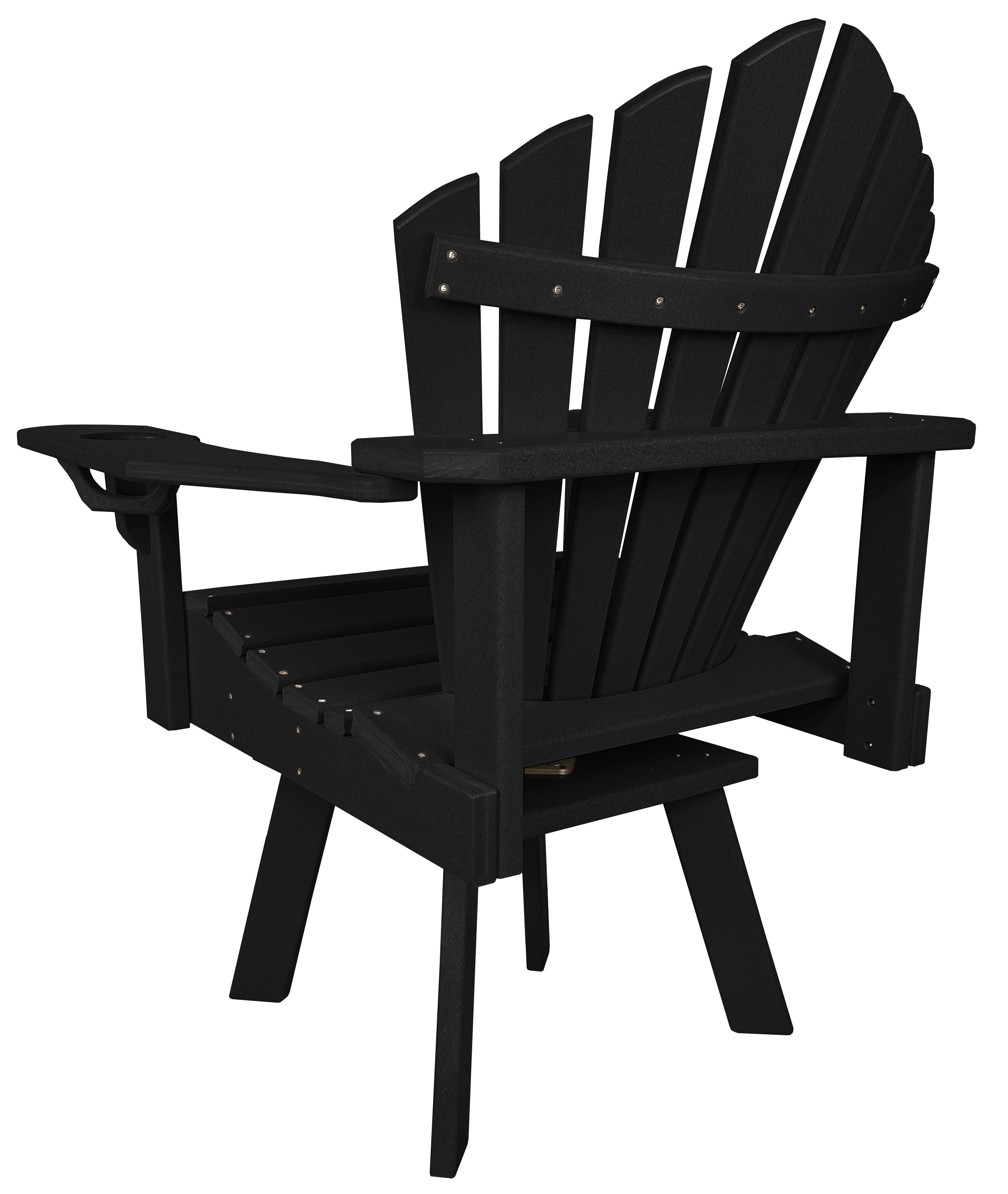 7-Piece 60”rd. Bridgewater Swivel Dining Set With Built In Cupholders
