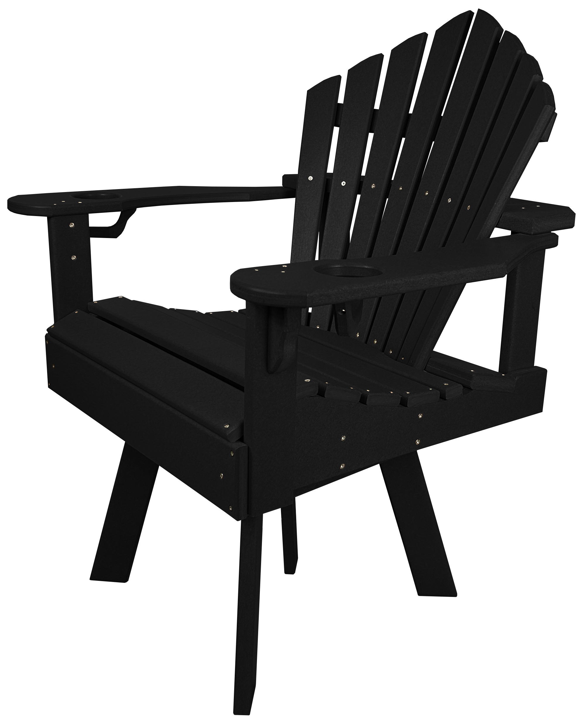 7-Piece 60”rd. Bridgewater Swivel Dining Set With Built In Cupholders