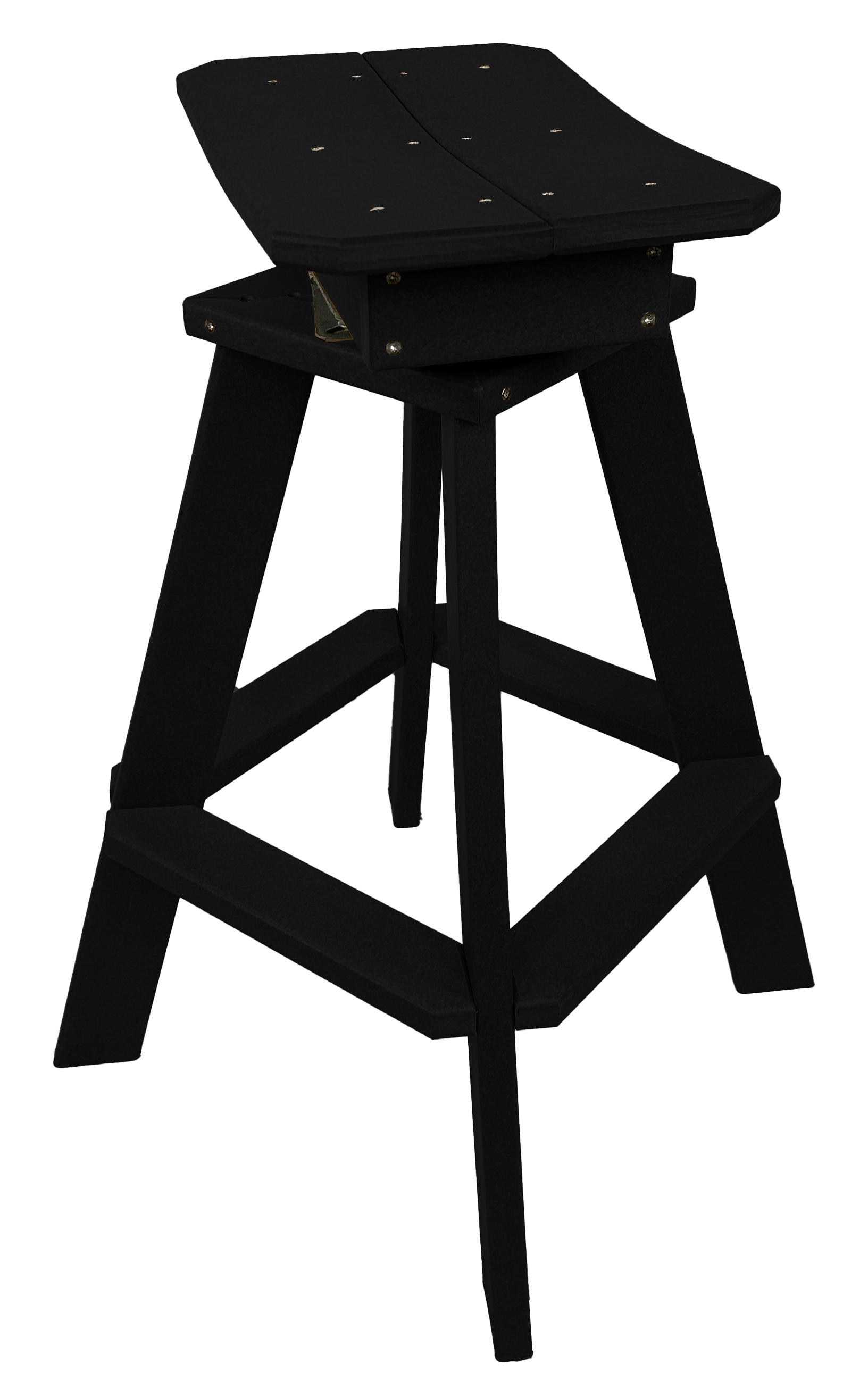 Set of 6 - Swivel Saddle Bar Stools