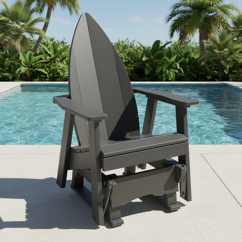 DuraWeather Poly SURFBOARD NOSE 2 GLIDER CHAIR