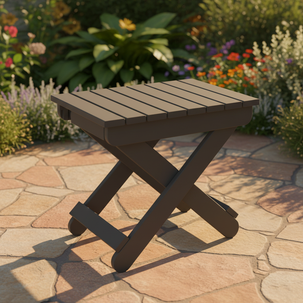 DuraWeather Poly FOLDING END TABLE