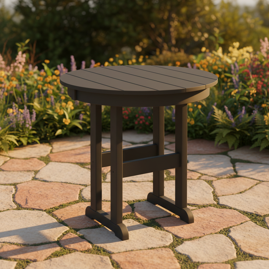 DuraWeather Poly 33" ROUND TABLE