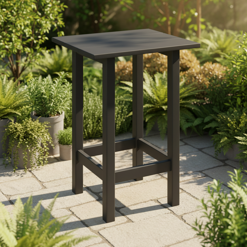 DuraWeather Poly MODERN BALCONY END TABLE