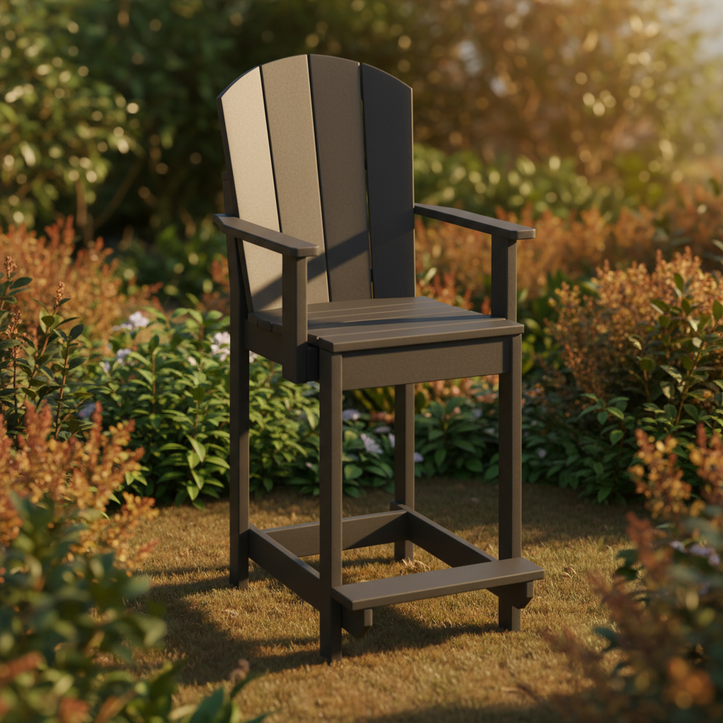 DuraWeather Poly FANBACK DINING CHAIR