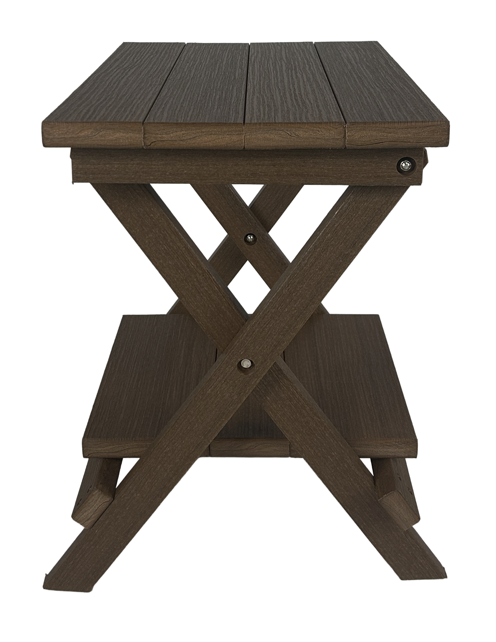 Folding Side Table w/ Removable Serving Tray - Ships Fully Assembled