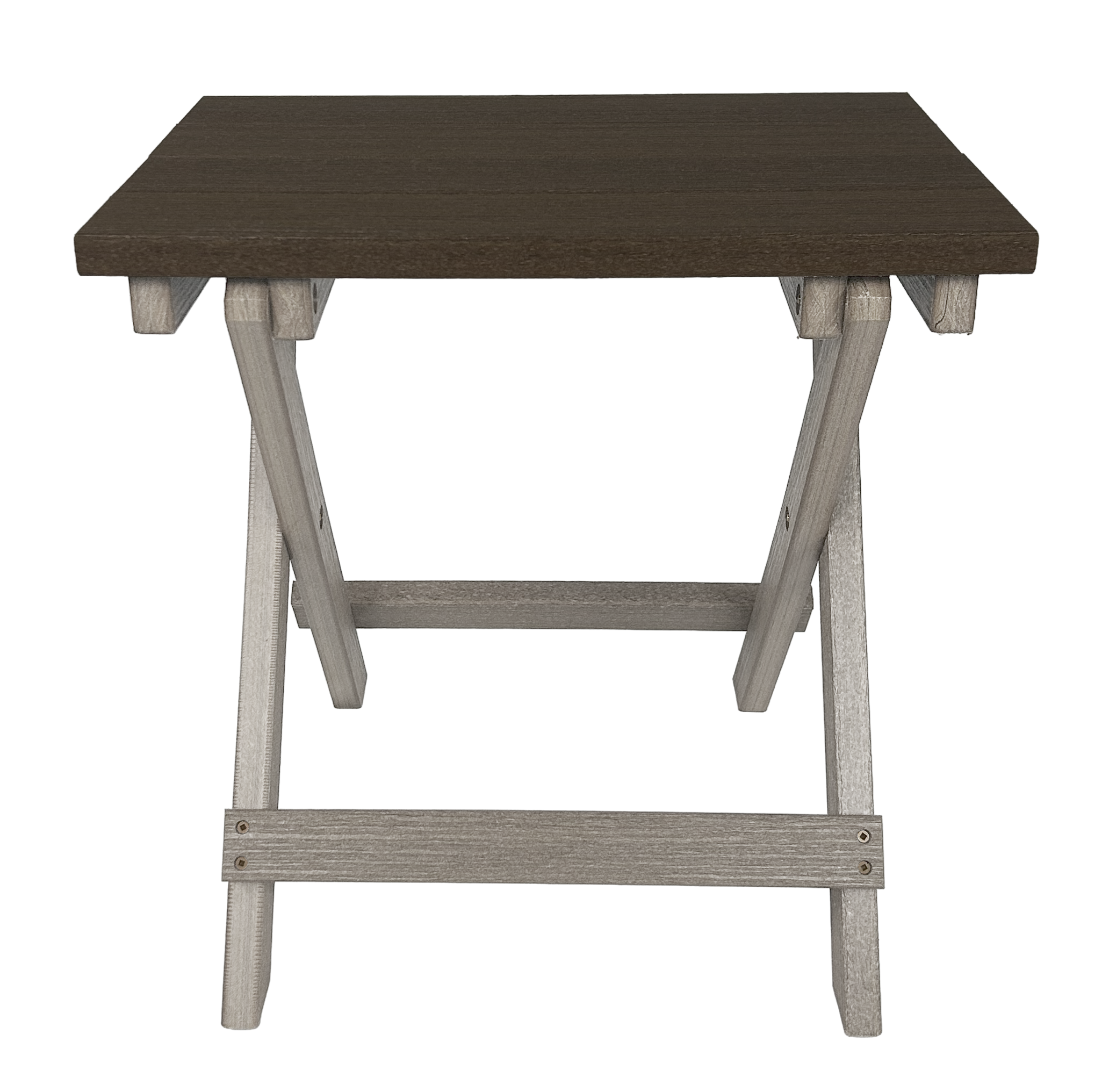 Folding Side Table w/ Removable Serving Tray - Ships Fully Assembled
