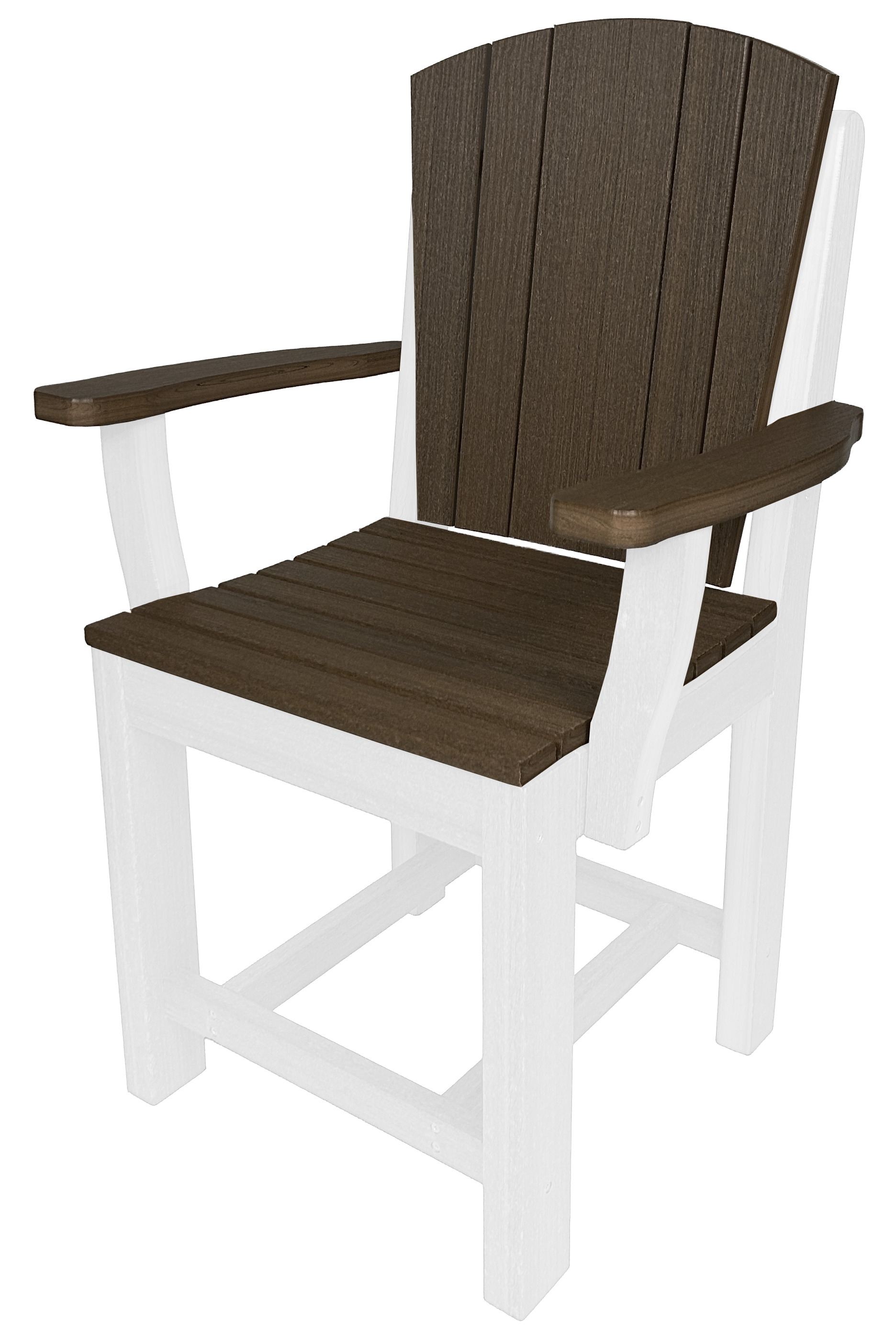 7-Piece Plantation Dining Set With 6 Arm Chairs