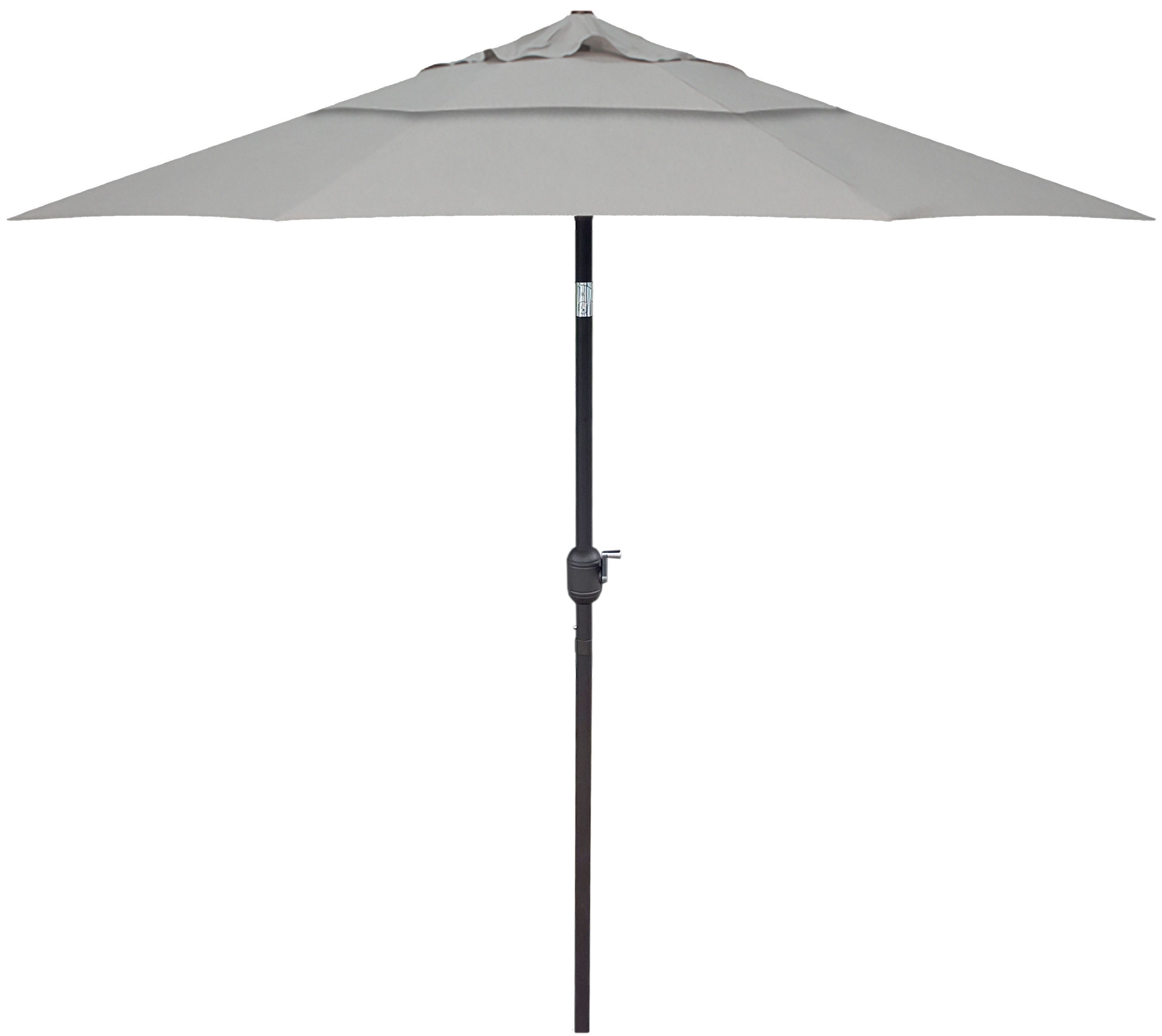 9'ft Patio Umbrella Push Button Tilt Sunbrella® Double Wind Vents