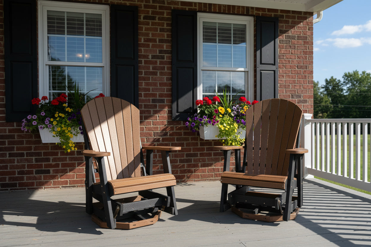 Adirondack Swivel Glider
