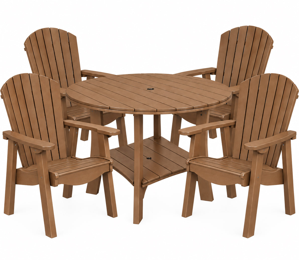 5-Piece Harmony Adirondack Dining Table Set
