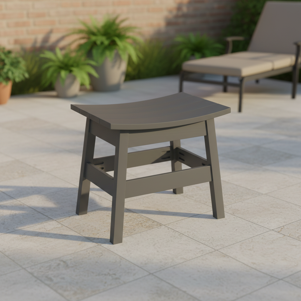 DuraWeather Poly SADDLE STOOL
