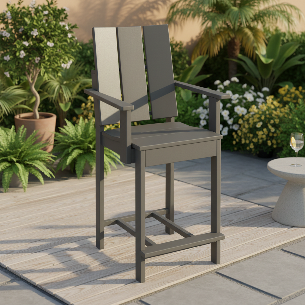 DuraWeather Poly MODERN DINING CHAIR