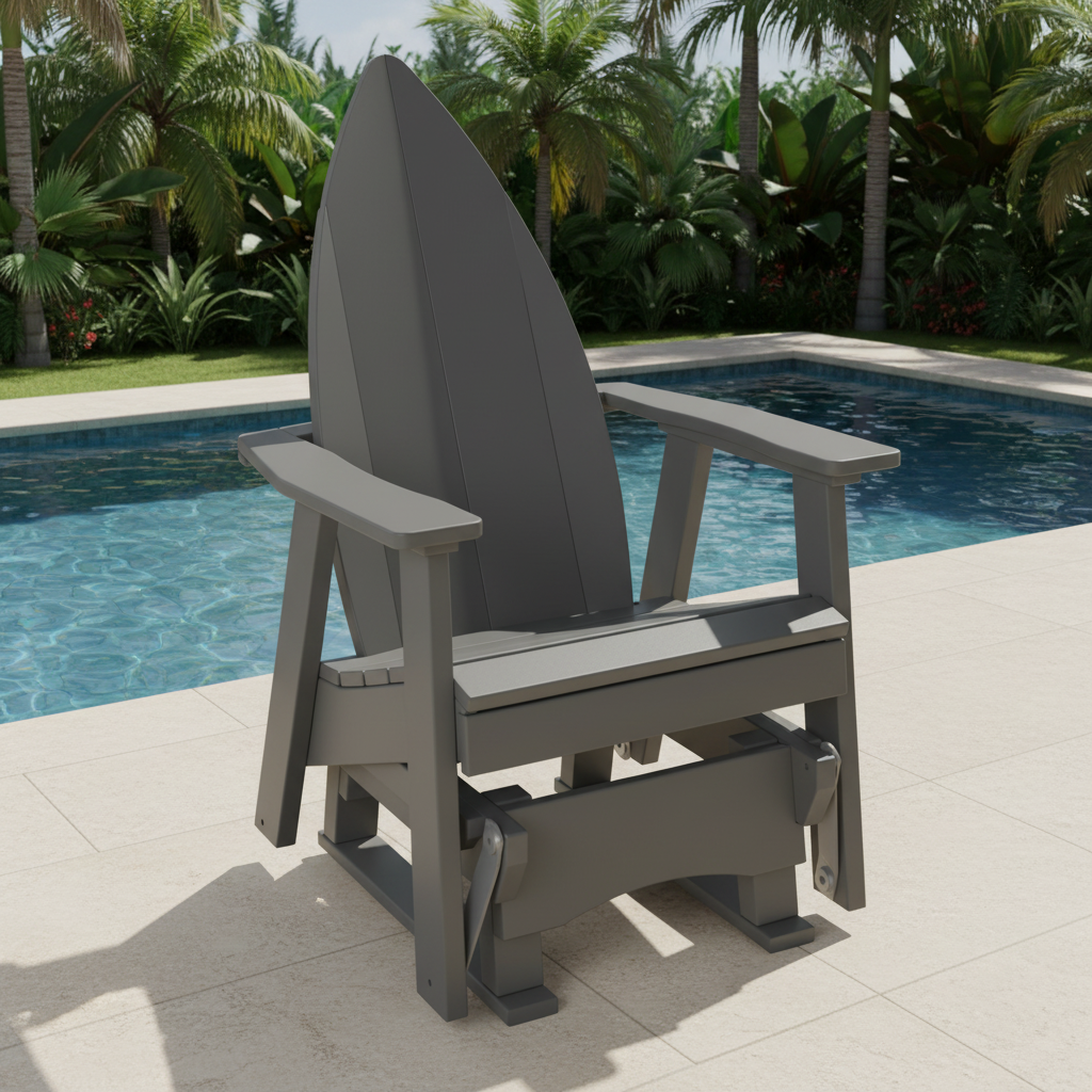 DuraWeather Poly SURFBOARD NOSE 2 GLIDER CHAIR