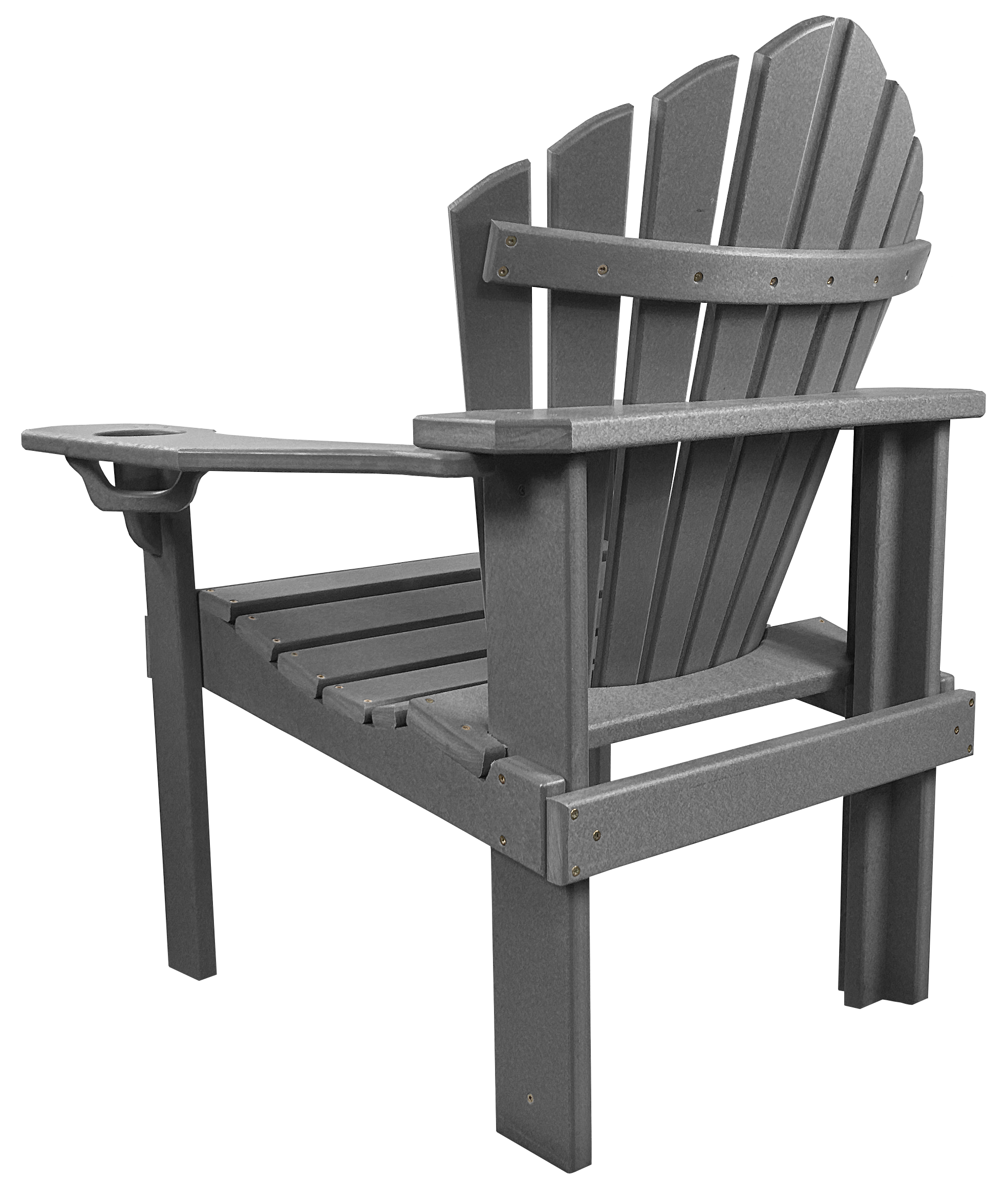 7-Piece 60”rd. Bridgewater Dining Set With Built In Cupholders