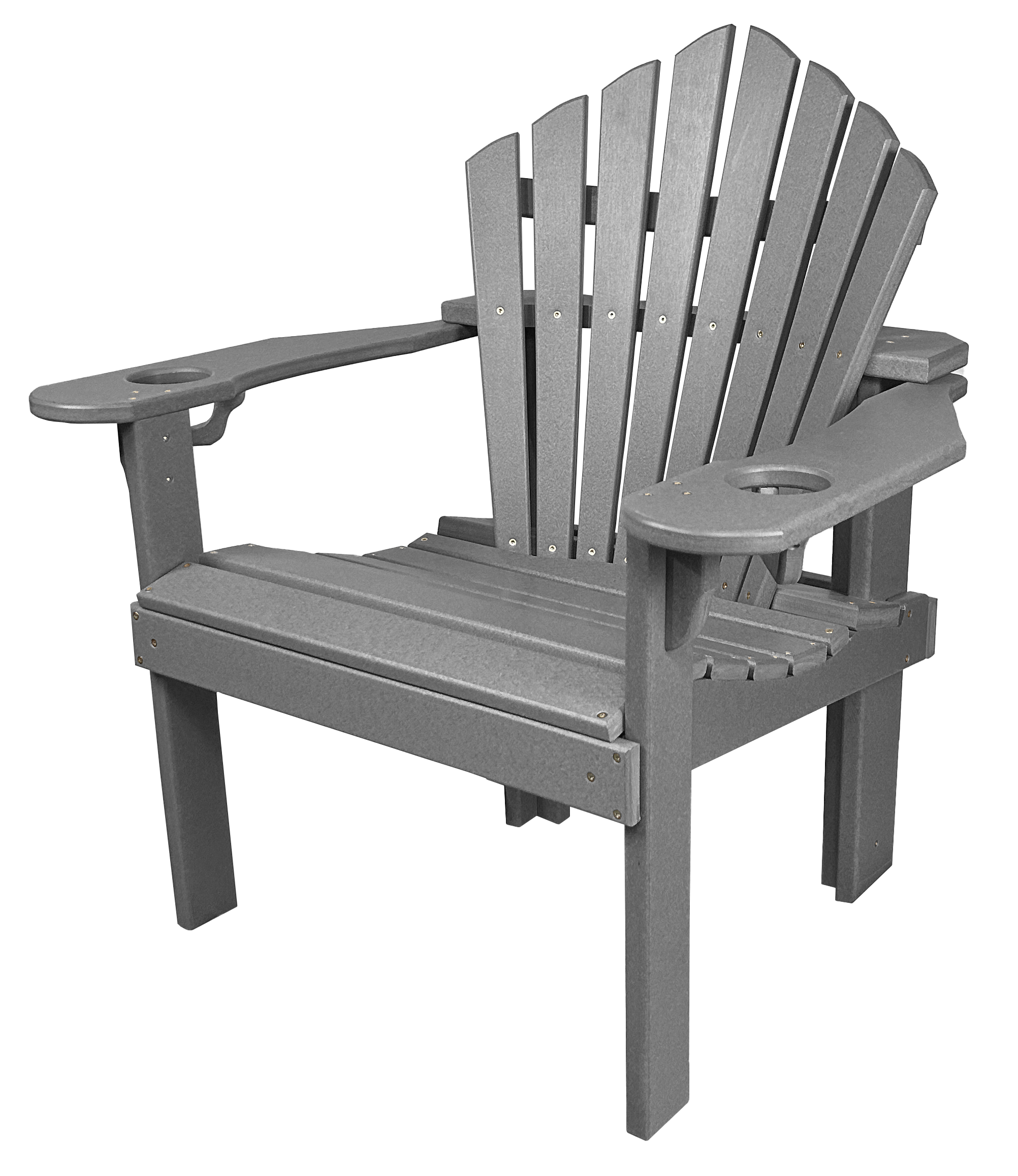 7-Piece 60”rd. Bridgewater Dining Set With Built In Cupholders