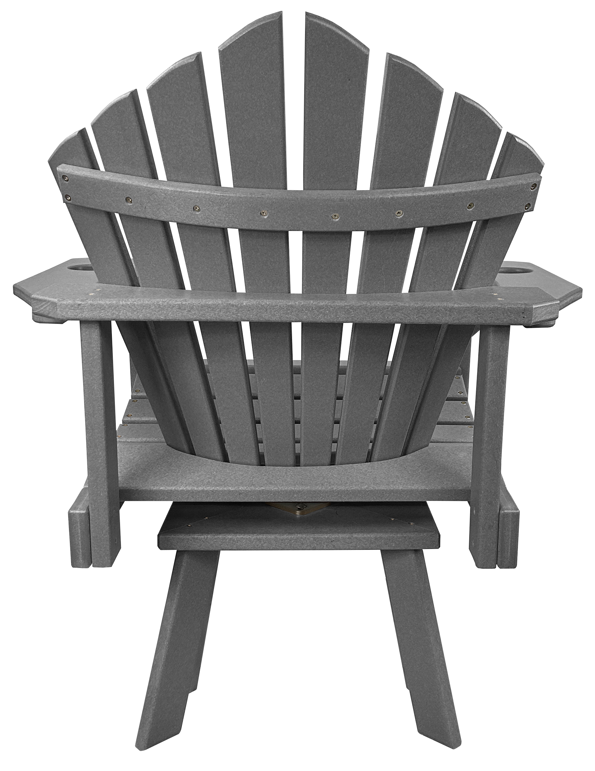 7-Piece 60”rd. Bridgewater Swivel Dining Set With Built In Cupholders