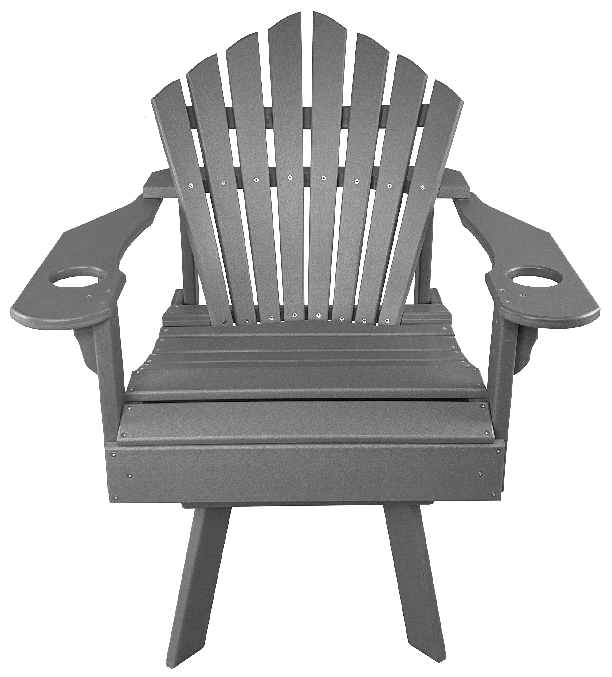 5-Piece 44”rd. Bridgewater Swivel Dining Set With Built In Cupholders