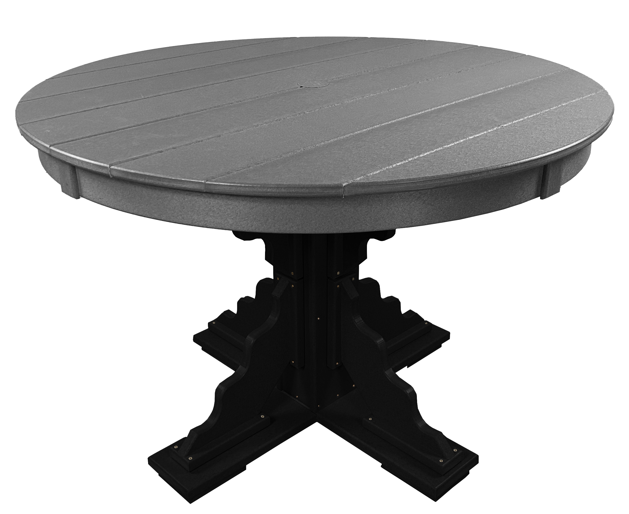 5-Piece 44”rd. Bridgewater Swivel Dining Set With Built In Cupholders