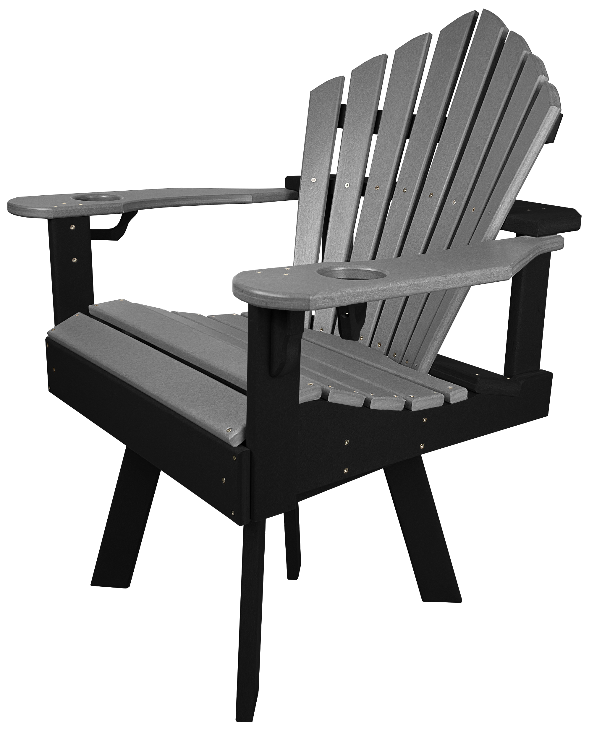 7-Piece 60”rd. Bridgewater Swivel Dining Set With Built In Cupholders