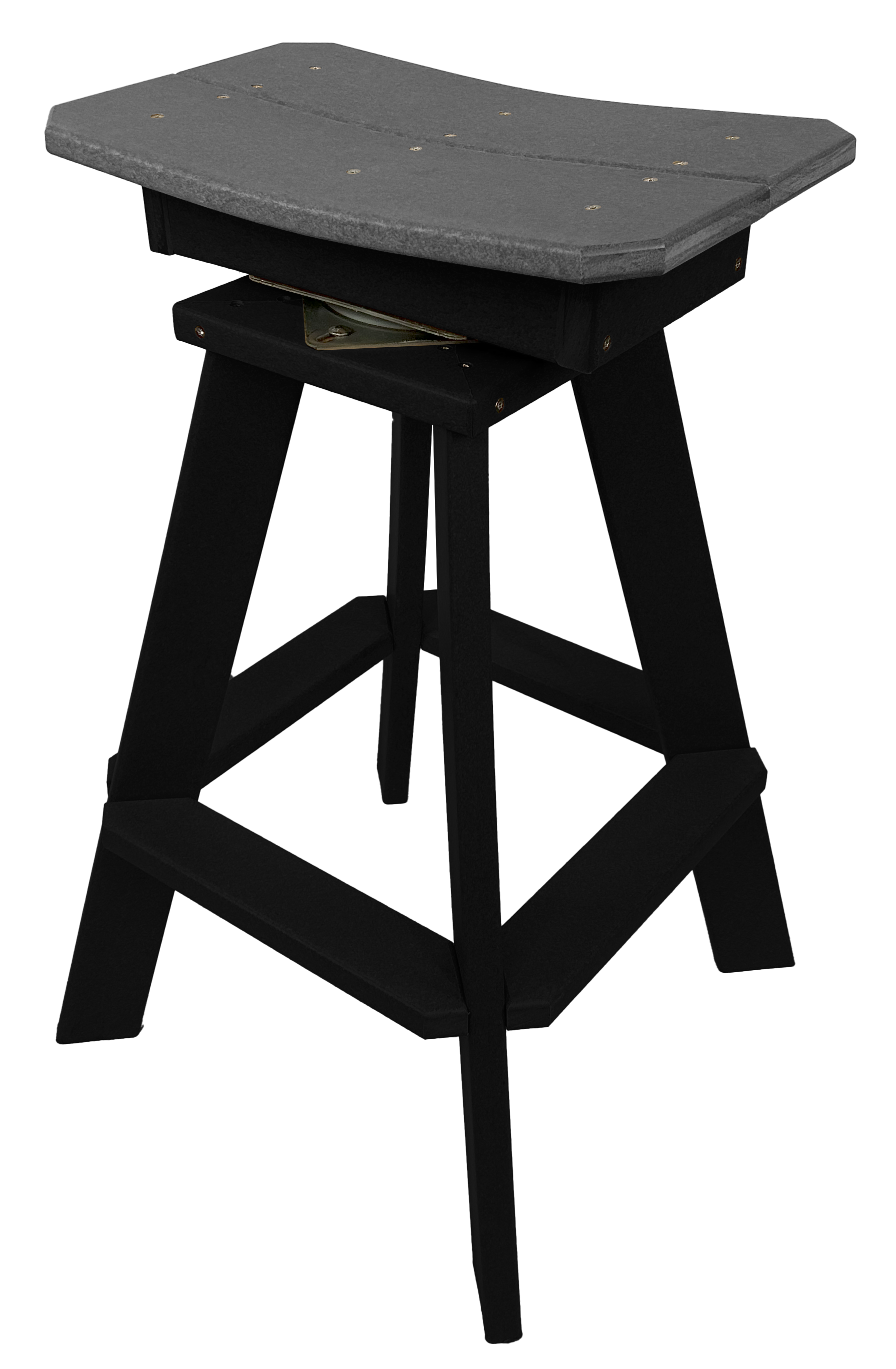 Set of 6 - Swivel Saddle Bar Stools