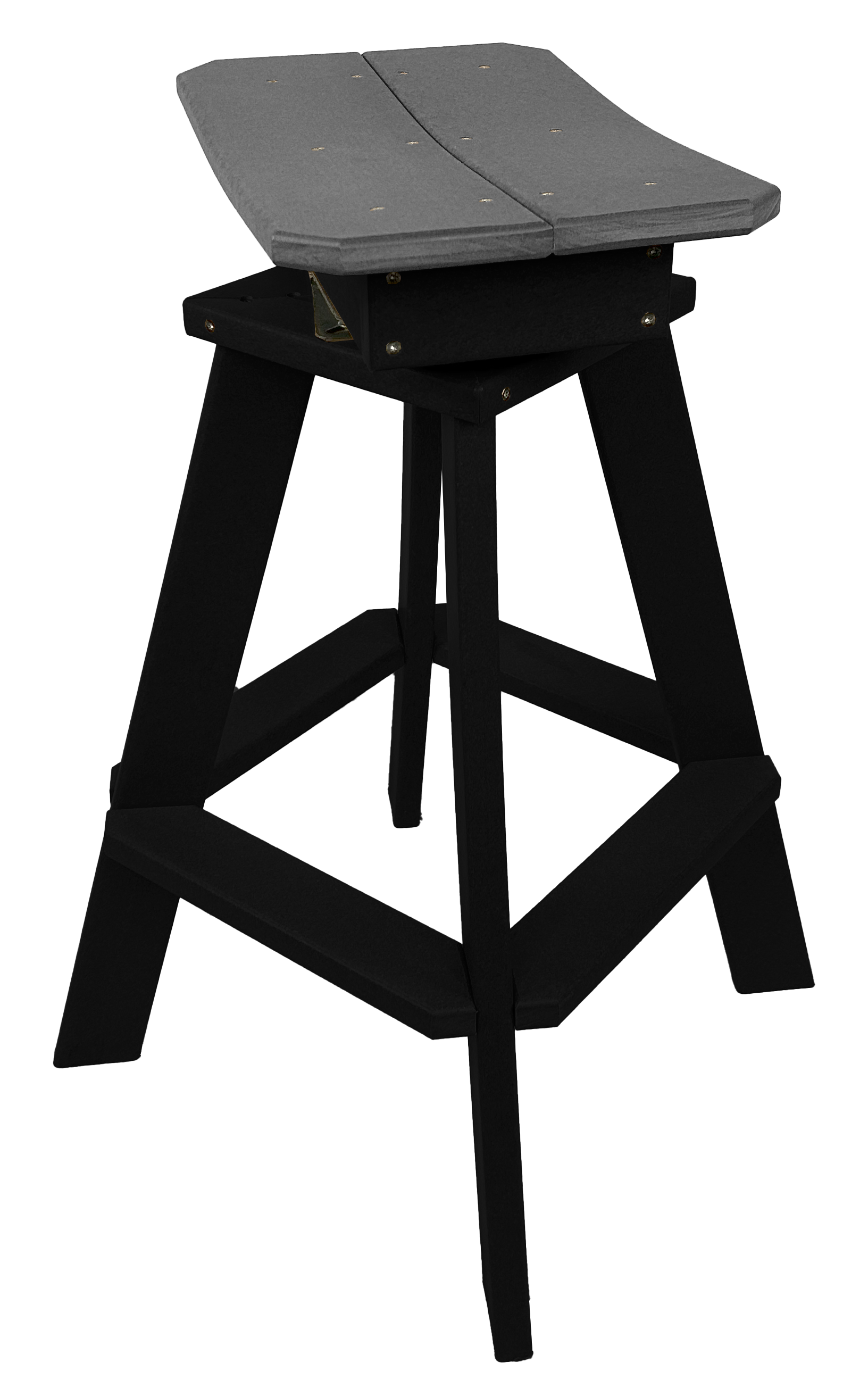 Set of 6 - Swivel Saddle Bar Stools