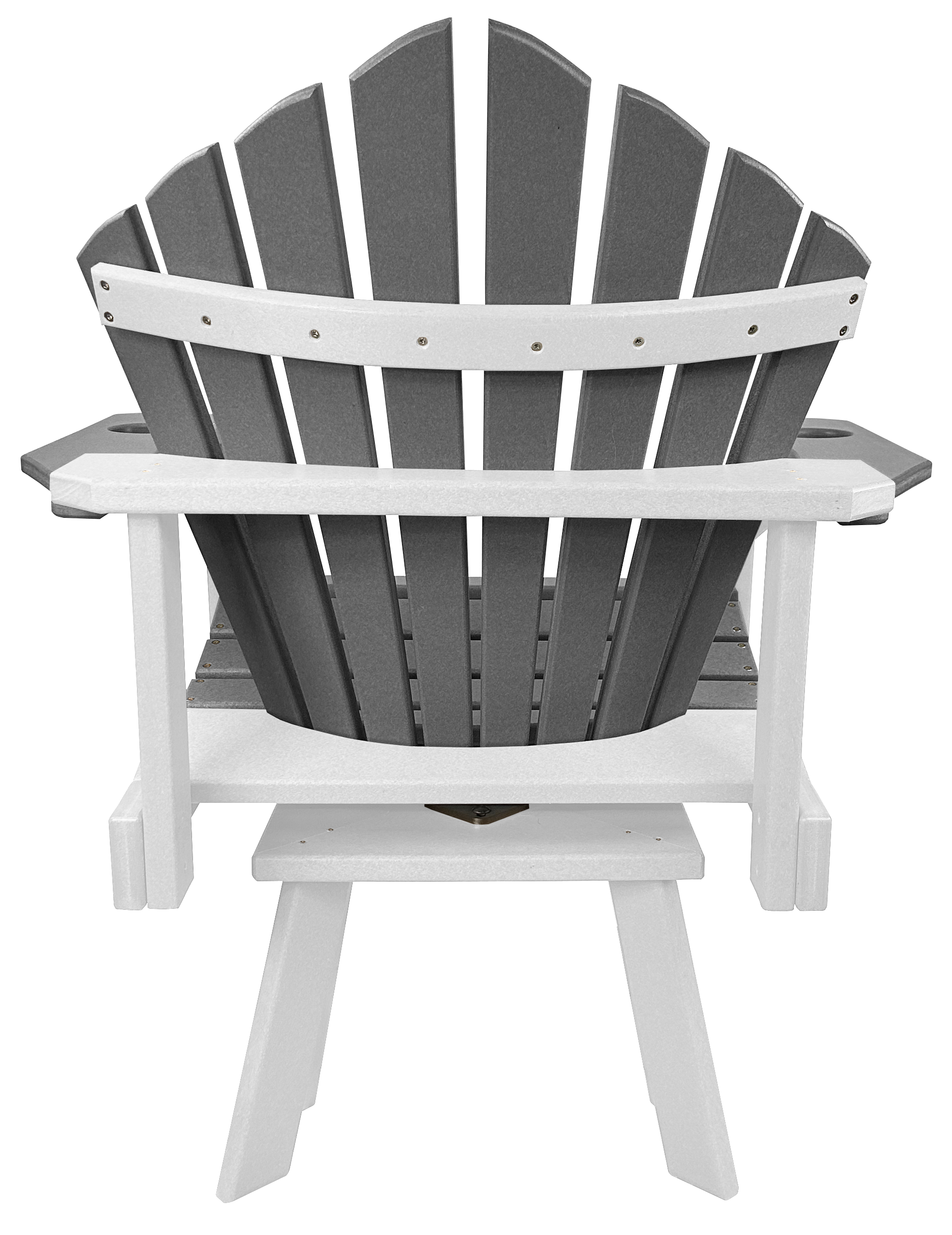 5-Piece 44”rd. Bridgewater Swivel Dining Set With Built In Cupholders