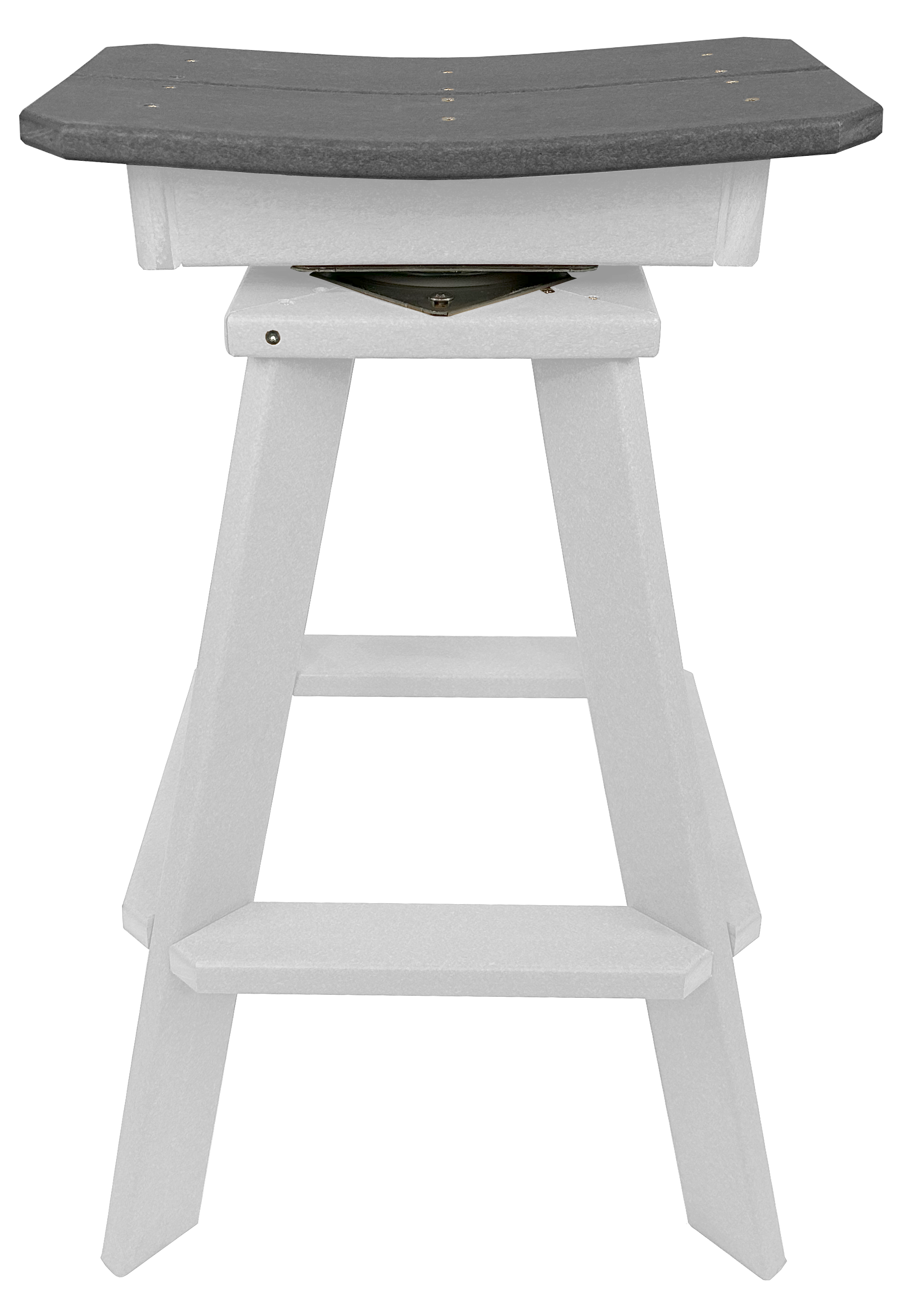 Set of 6 - Swivel Saddle Bar Stools