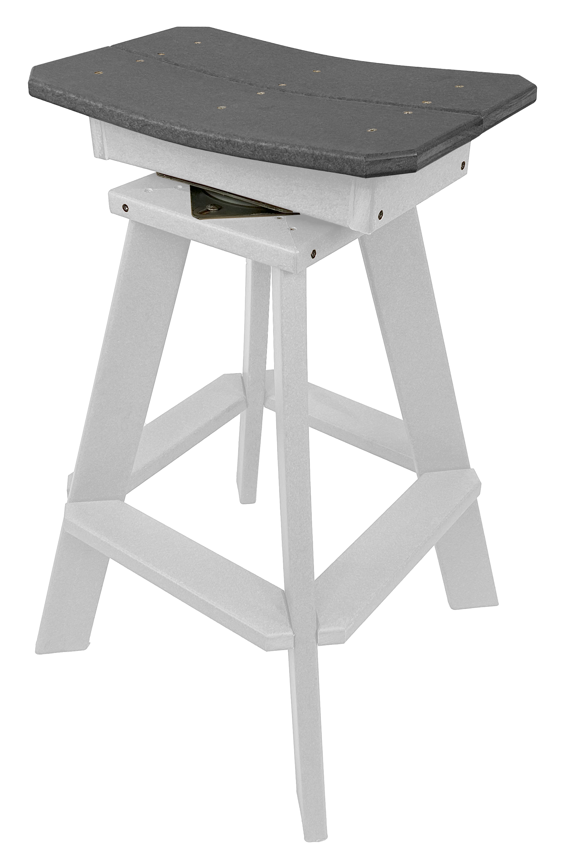 Set of 6 - Swivel Saddle Bar Stools