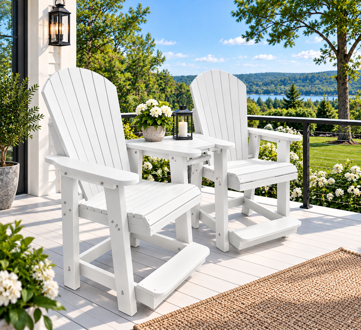 Lakeside Counter Height Tete-a-tete