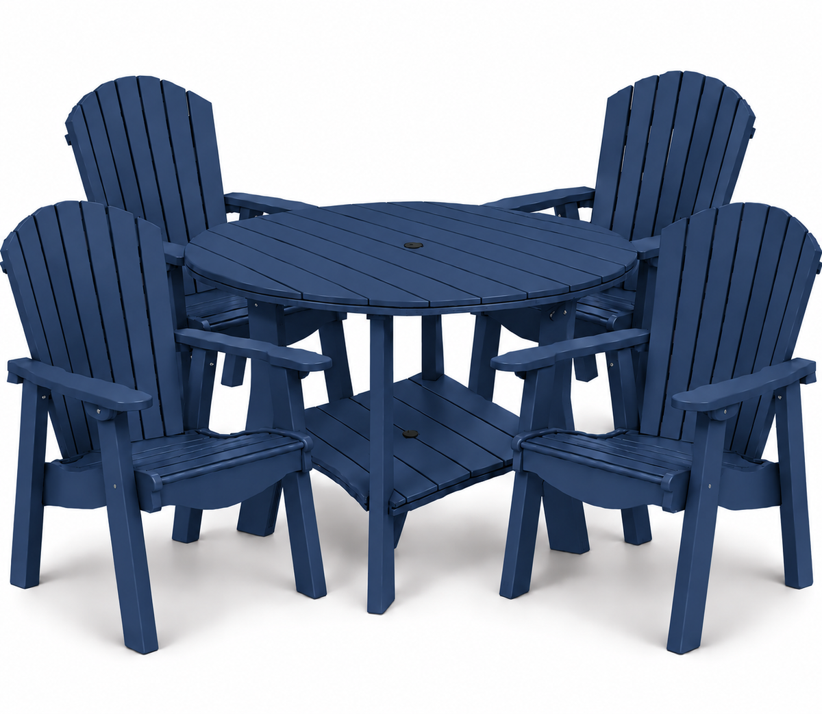 5-Piece Harmony Adirondack Dining Table Set