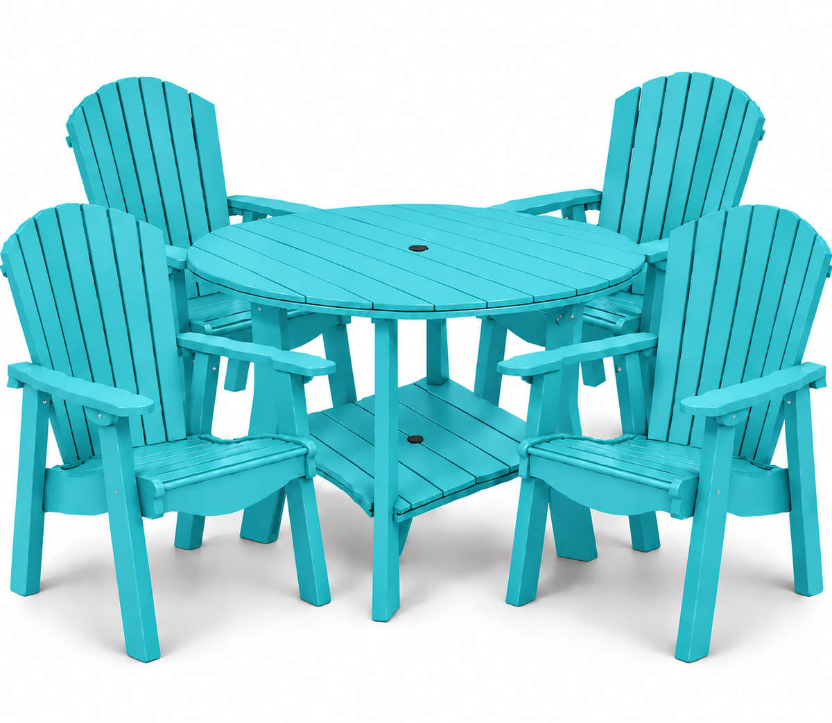 5-Piece Harmony Adirondack Dining Table Set