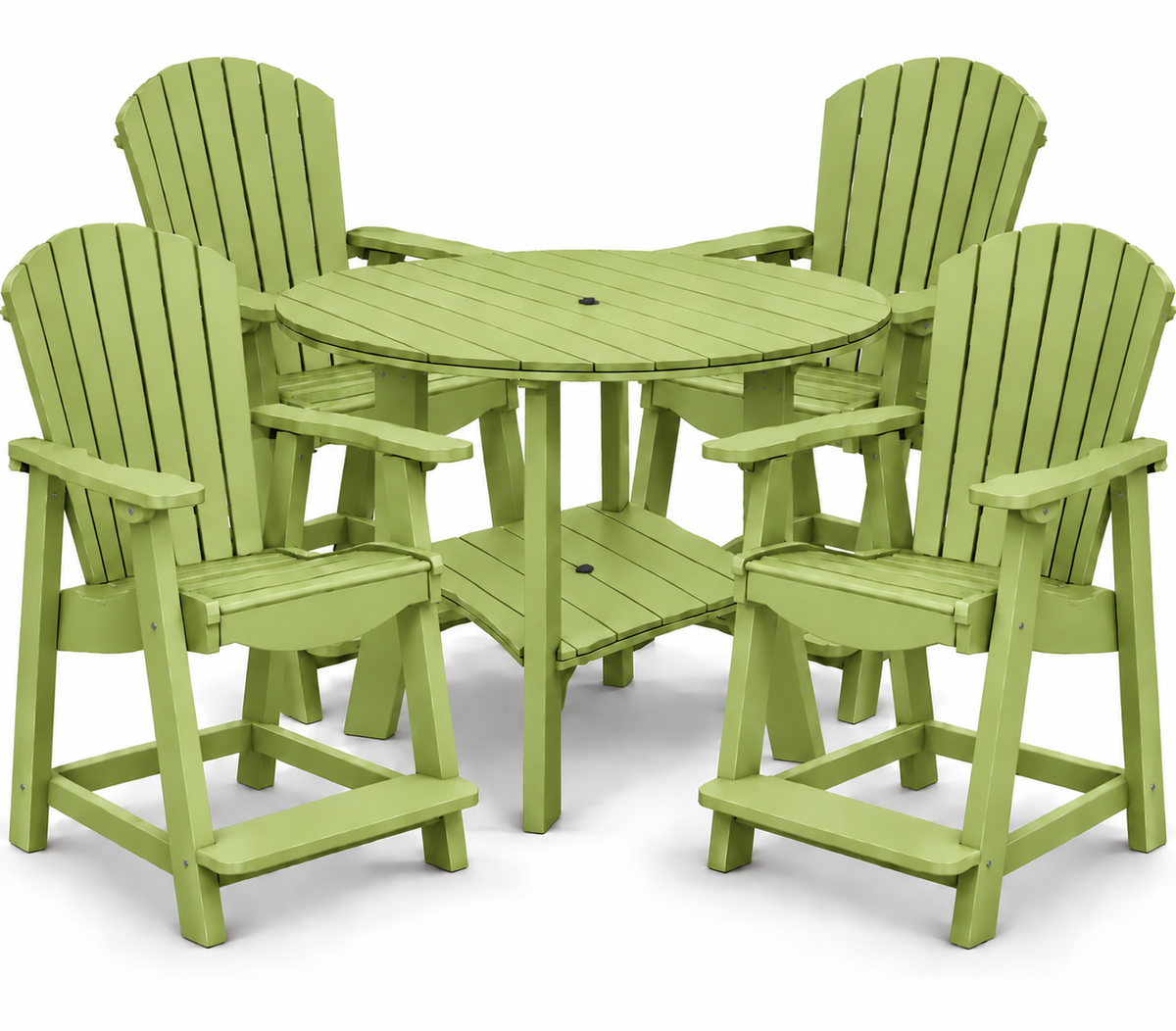 5-Piece Harmony Adirondack Counter Table Set