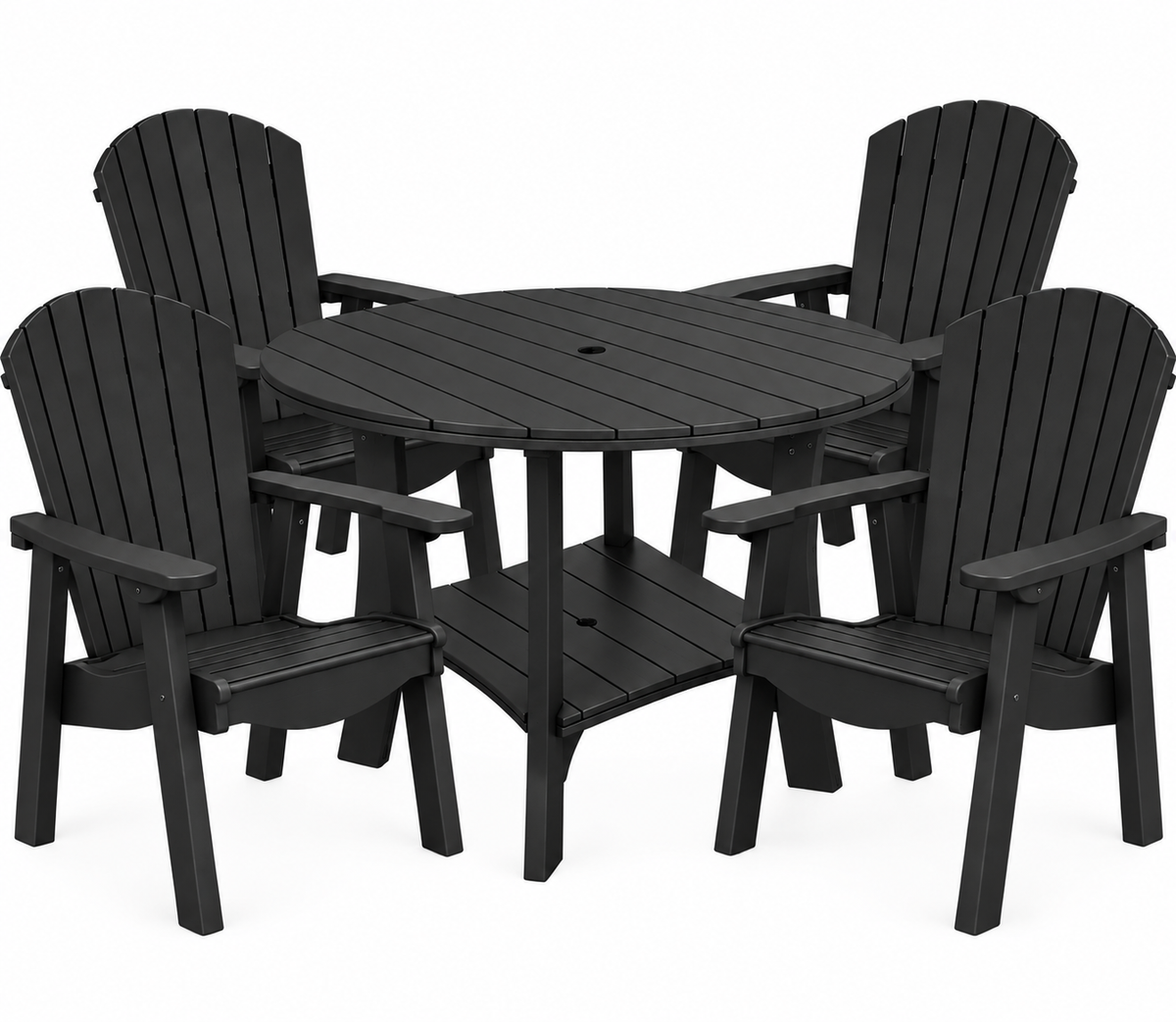 5-Piece Harmony Adirondack Dining Table Set