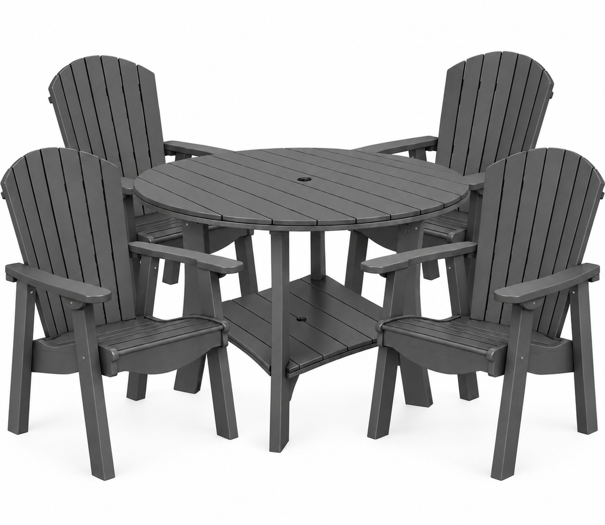 5-Piece Harmony Adirondack Dining Table Set