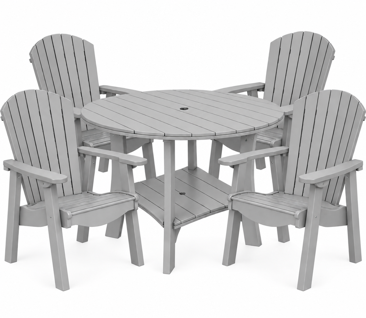 5-Piece Harmony Adirondack Dining Table Set