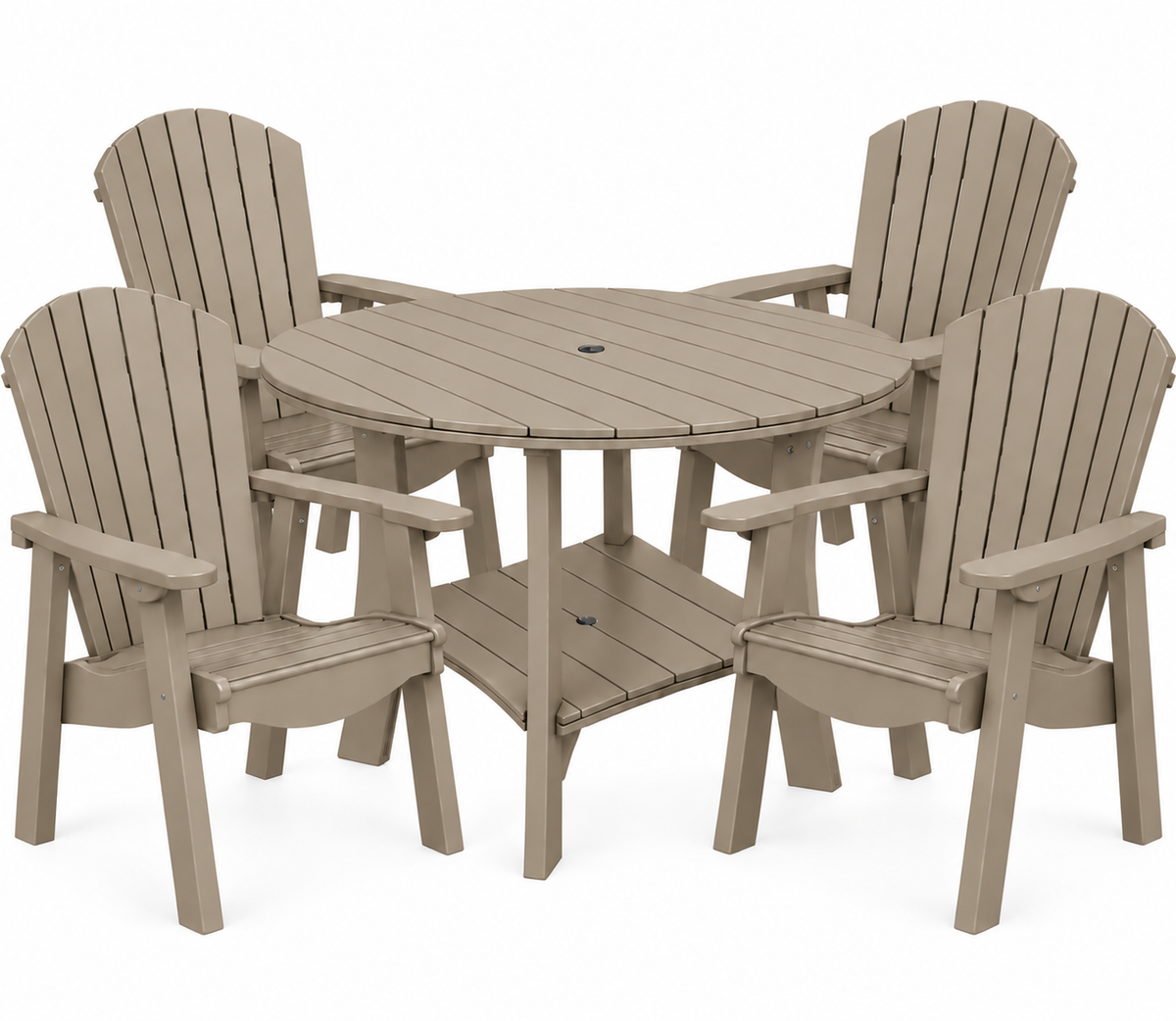 5-Piece Harmony Adirondack Dining Table Set