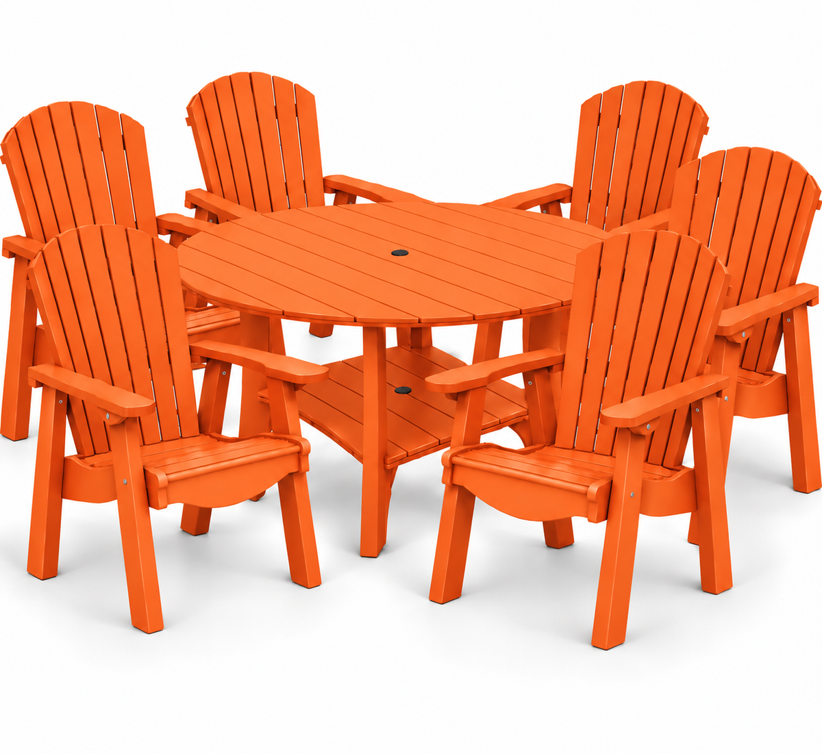 7-Piece Harmony Adirondack Dining Table Set