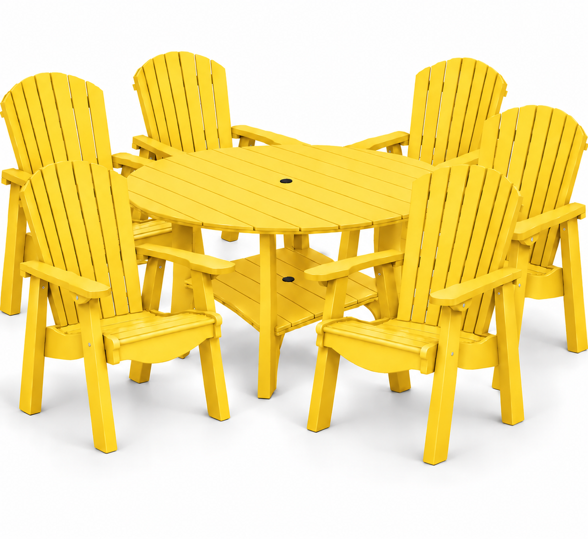 7-Piece Harmony Adirondack Dining Table Set