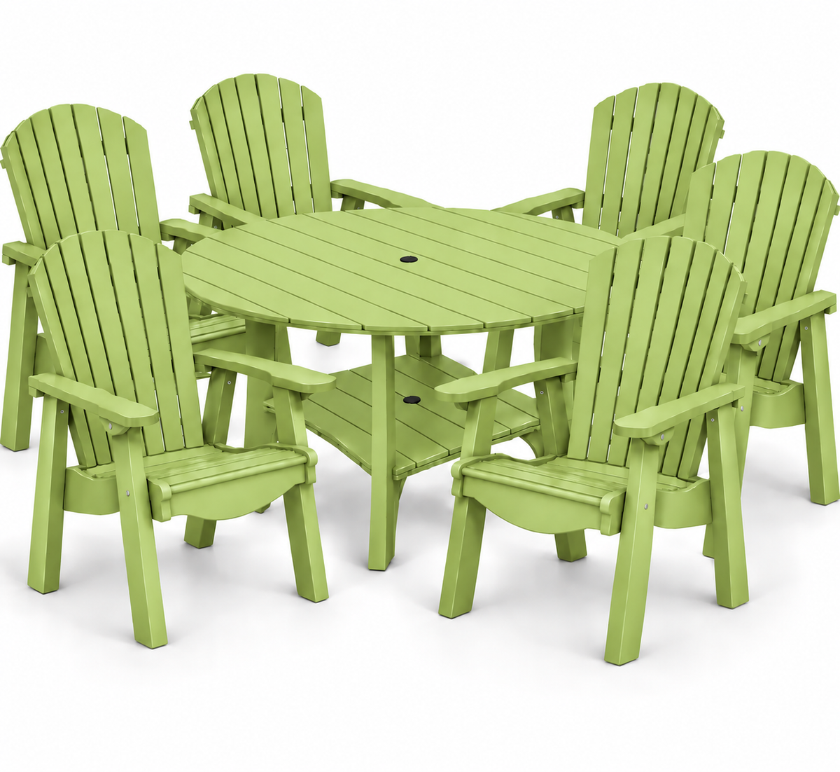 7-Piece Harmony Adirondack Dining Table Set