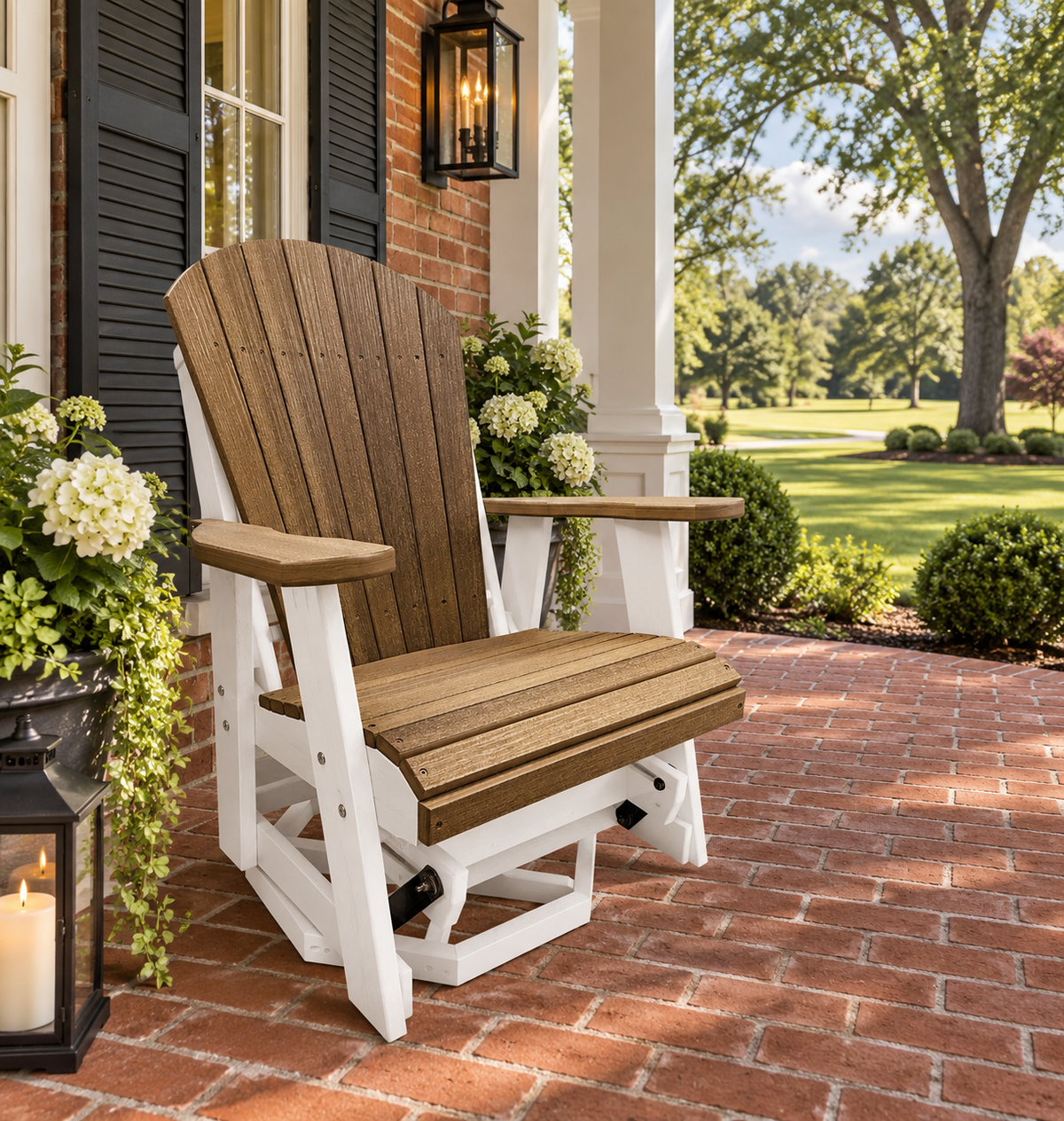Adirondack Swivel Glider