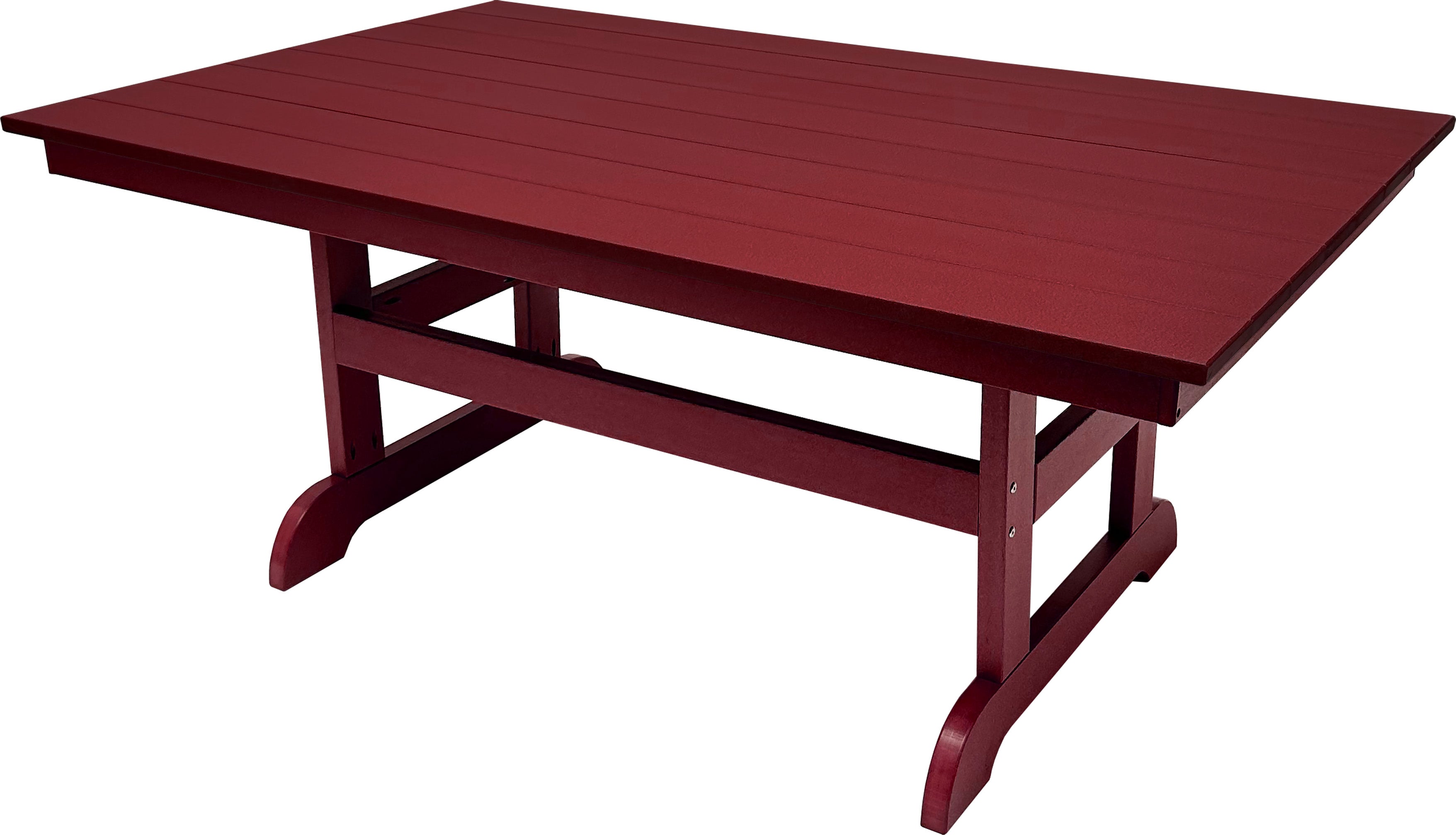 7-Piece Farmhouse Adirondack Dining Table Set With 2 Arm Chairs And 4 Side Chairs