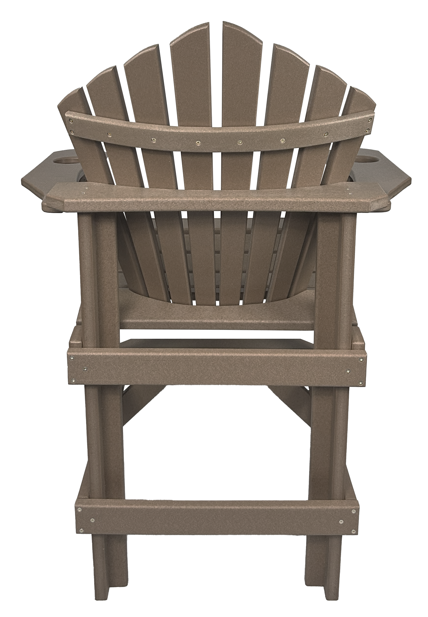 7-Piece 60”rd. Bridgewater Counter Set With Built In Cupholders